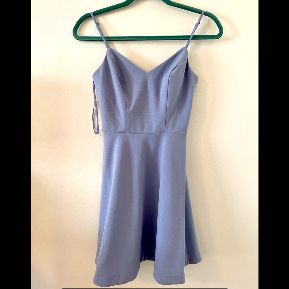 Blue Fit and Flare Dress from macys- New